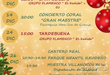 Usagre presenta su programación navideña 2025 con música, tradición y actividades para todas las edades